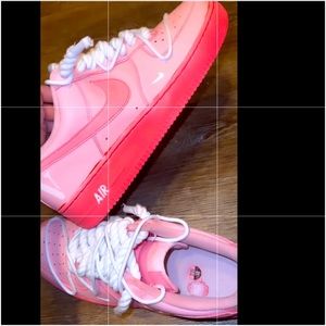 Here are some pink Air Force’s forsale made by me.